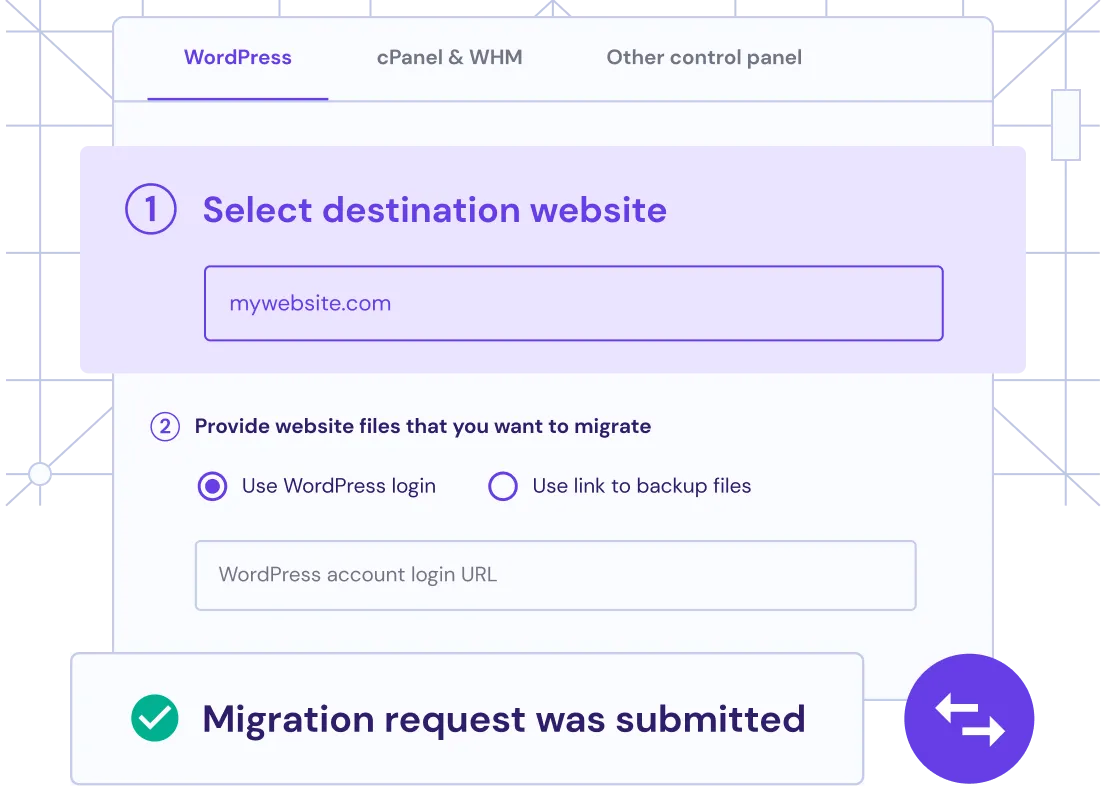 Безплатна міграція сайту WordPress