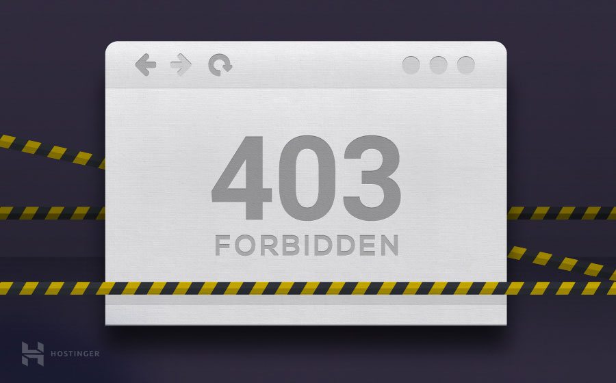 Как Исправить Ошибку 403 Forbidden Error
