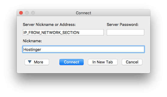 Подключение к TS3 серверу на Mac
