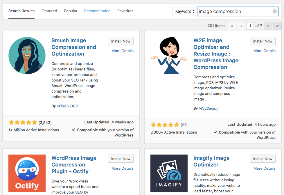 wordpress оптимизация изображений - плагины